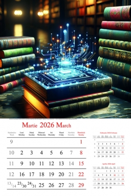 Calendar cu imagini Extravaganza, 31.5 x 48 cm, 12 file, 2026